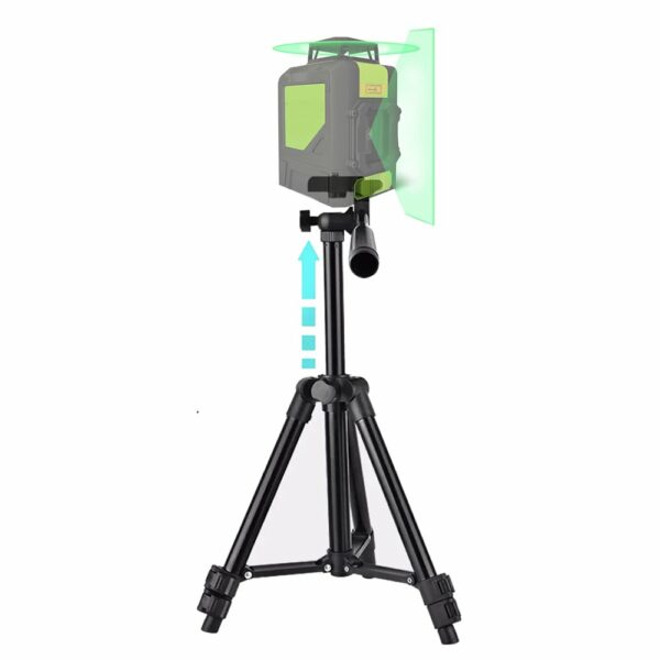 TronicXL Tripod Laserstatief 30-60 cm laser bouwstatief 1/4 inch + adapter 5/8 inch nivelleringsapparaten statief bouw