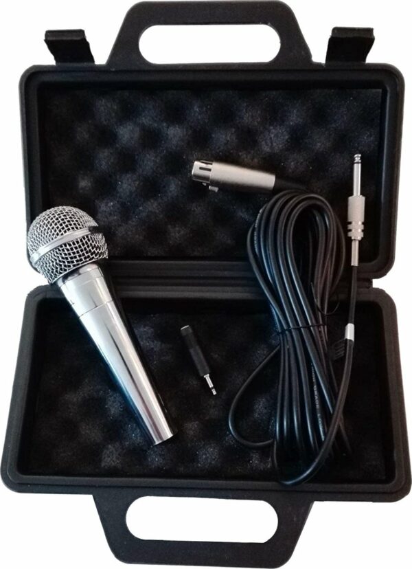 TronicXL Dynamische microfoon zang & podium + koffer + 5 m kabel XRL klinke Mic Set Micro zangs Micro dynamisch - Afbeelding 2