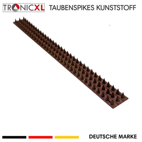 TronicXL 10 stuks 50 cm 5 m bescherming tegen diefstal + dierenafweer, duiven afweer, vogelspikes - stekels bescherming tegen vogels, dieven, katten, spikes voor vogelafweer - strepen vogelverschrikker - Afbeelding 5