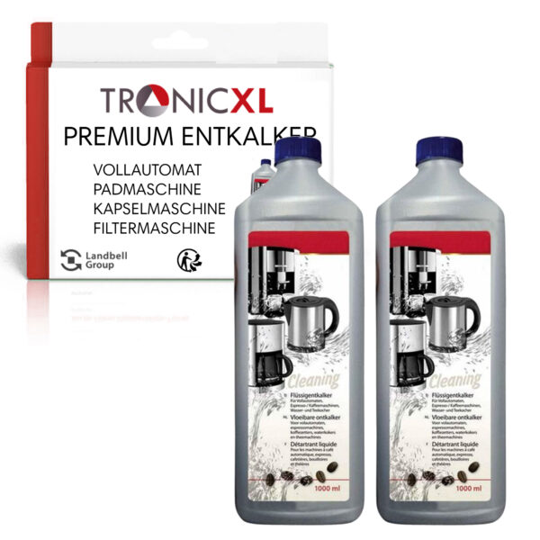 TronicXL 2l Professionele ontkalker voor uw koffiemachine, waterkoker, French press, en meer