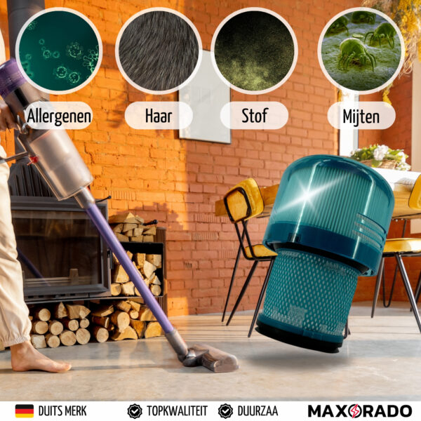 Maxorado 2 stuks stofzuigerfilters geschikt voor Dyson V11, V15, SV14, SV17, SV22, Absolute, Animal, en meer - filter - Afbeelding 3