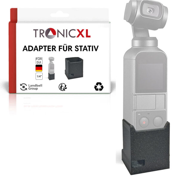 TronicXL statief adapter, geschikt voor DJI OSMO pocket Gimbal accessoires houder frame Standaard geschikt voor OSMO pocket Gimbal Handheld