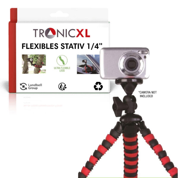 TronicXL Statief 1W mini statief Tripod voor webcam bijv. geschikt voor Logitech C920 Brio 4K C925e C922x C922 C930e C930 C615 camera