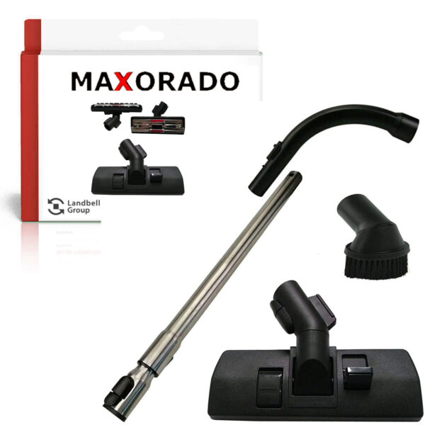 Maxorado Stofzuiger 4in1 Set - Stofzuigerbuis, combimondstuk, handvat en stofborstel geschikt voor Miele stofzuiger S 2131 Ecoline S2131 S 2121 S21 S 771 S 71 S 712 S71 Tango Plus S381 S 381 Meteor - zuigmondstuk - meubelborstel - greep - pijp