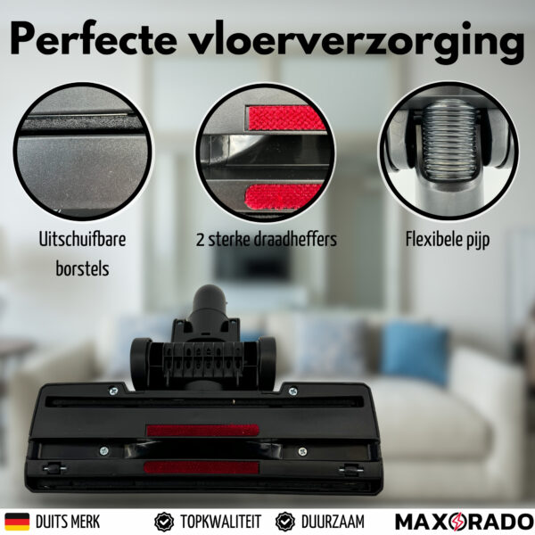 Maxorado Stofzuiger Set 3-delig geschikt voor Dyson V7, V8, V10, V11, V15 - zuiglanz + vloerzuigmond + dierenhaar borstel - Afbeelding 9