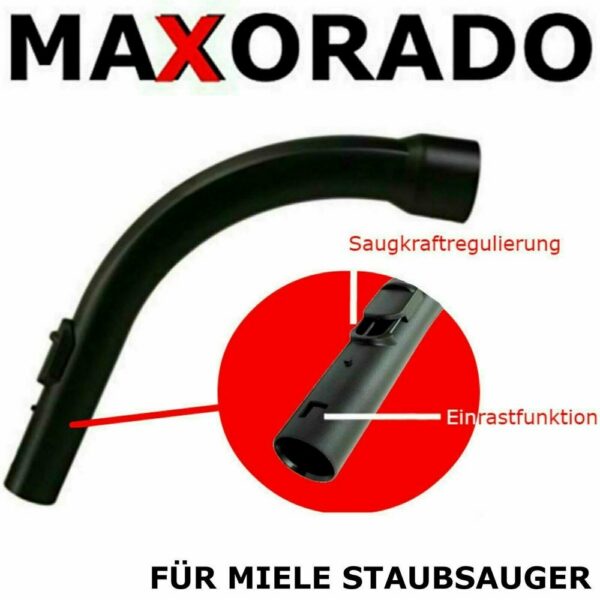 Maxorado Stofzuiger 4in1 Set - Stofzuigerbuis, combimondstuk, handvat en stofborstel geschikt voor Miele stofzuiger S 2131 Ecoline S2131 S 2121 S21 S 771 S 71 S 712 S71 Tango Plus S381 S 381 Meteor - zuigmondstuk - meubelborstel - greep - pijp - Afbeelding 7