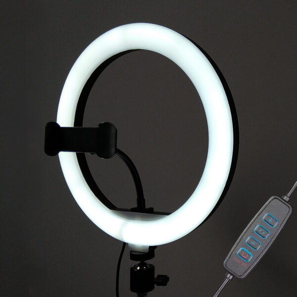 TronicXL premium Set - 1,05m camerastatief met ringlamp, Balhoofd en mobiele telefoonhouder voor uw smartphone en geschikt voor iPhone - statief - Tripod – ring light – licht – live video streaming – geschikt voor youtube, TikTok en meer - Afbeelding 10
