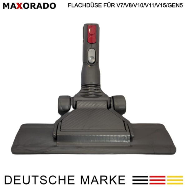 Maxorado Parket platte mondstuk - vlak zuigmond voor harde vloeren geschikt voor Dyson - Flat Out borstel -V7, V8, V10, V11, SV10, SV11, V15 - Afbeelding 4