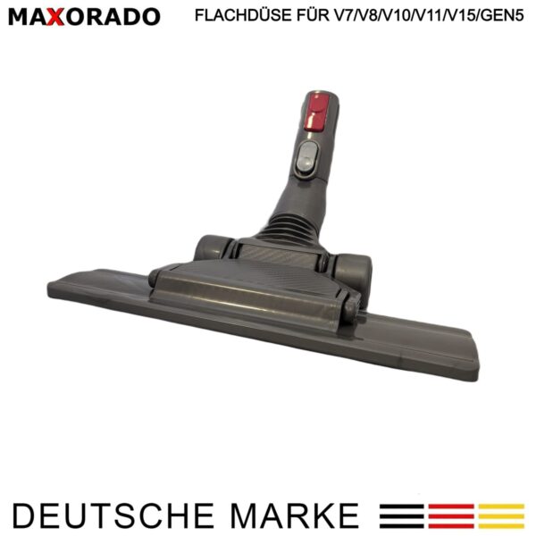 Maxorado Parket platte mondstuk - vlak zuigmond voor harde vloeren geschikt voor Dyson - Flat Out borstel -V7, V8, V10, V11, SV10, SV11, V15 - Afbeelding 3