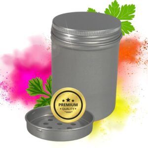 TronicXL 3-delige premium kruidenpot van 250 ml met schudinzet - de perfecte oplossing voor uw kruiden, oregano, basilicum, parmezaanse kaas en meer - grove schudpot voor in de keuken